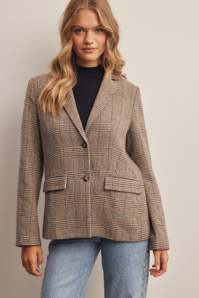 Vineyard Plaid Blazer