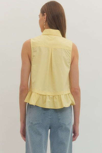 Lemon Tie Tank