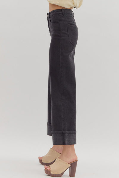 Black Cuff Pants