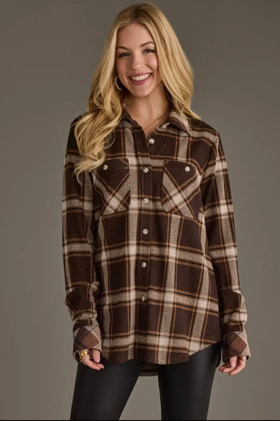 Brown Plaid Flannel