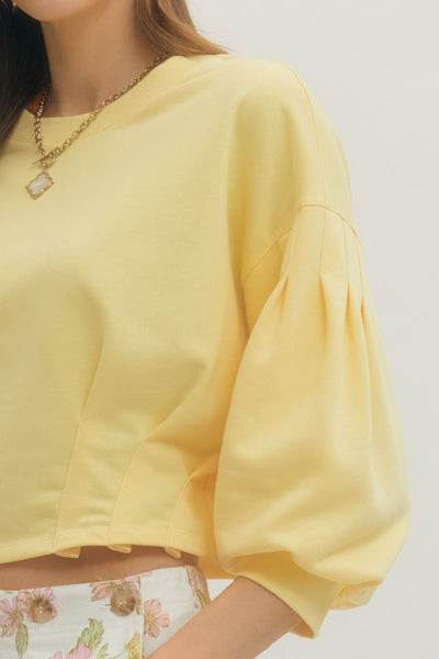 Butter Yellow Pullover