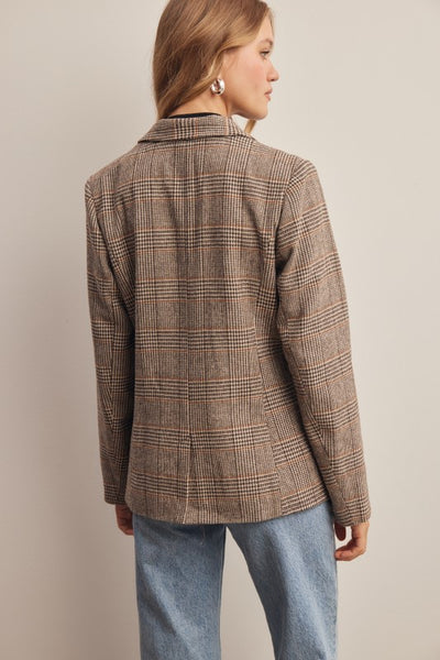 Vineyard Plaid Blazer