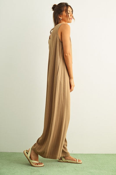 Mocha Cream Jumpsuit