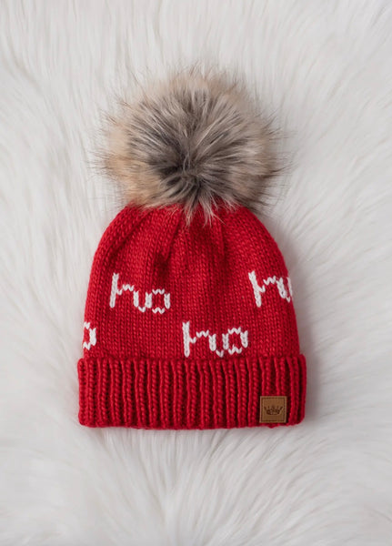 Ho Ho Ho Knit Pom Hat