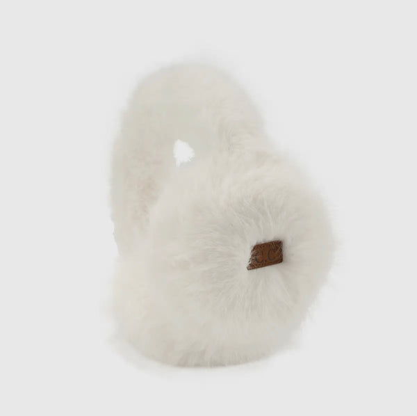 White Fur Earmuffs