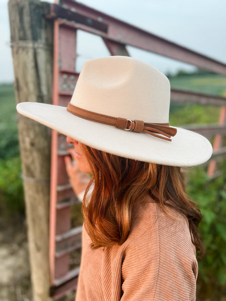 Cream Hat